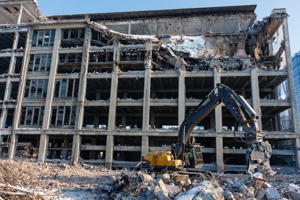 Commercial Building Demolition in Waxahachie