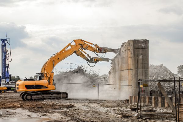 Silo Demolition in Waxahachie