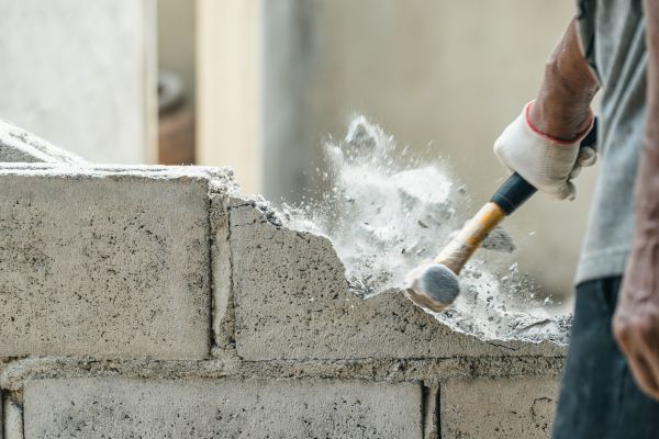 Block Wall Demolition in Waxahachie